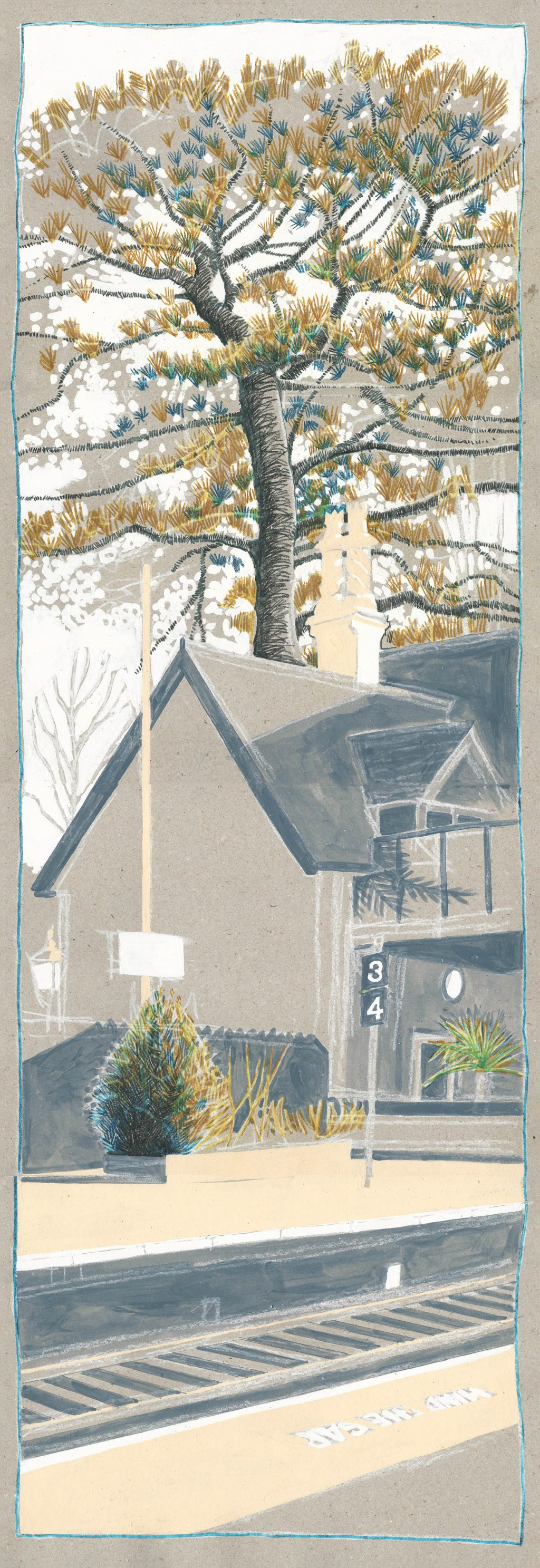 sketching Station House