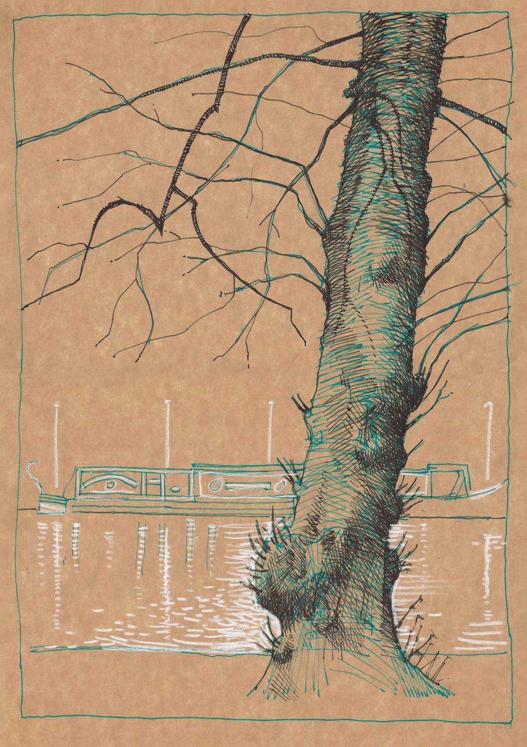 sketching by the&nbsp;river