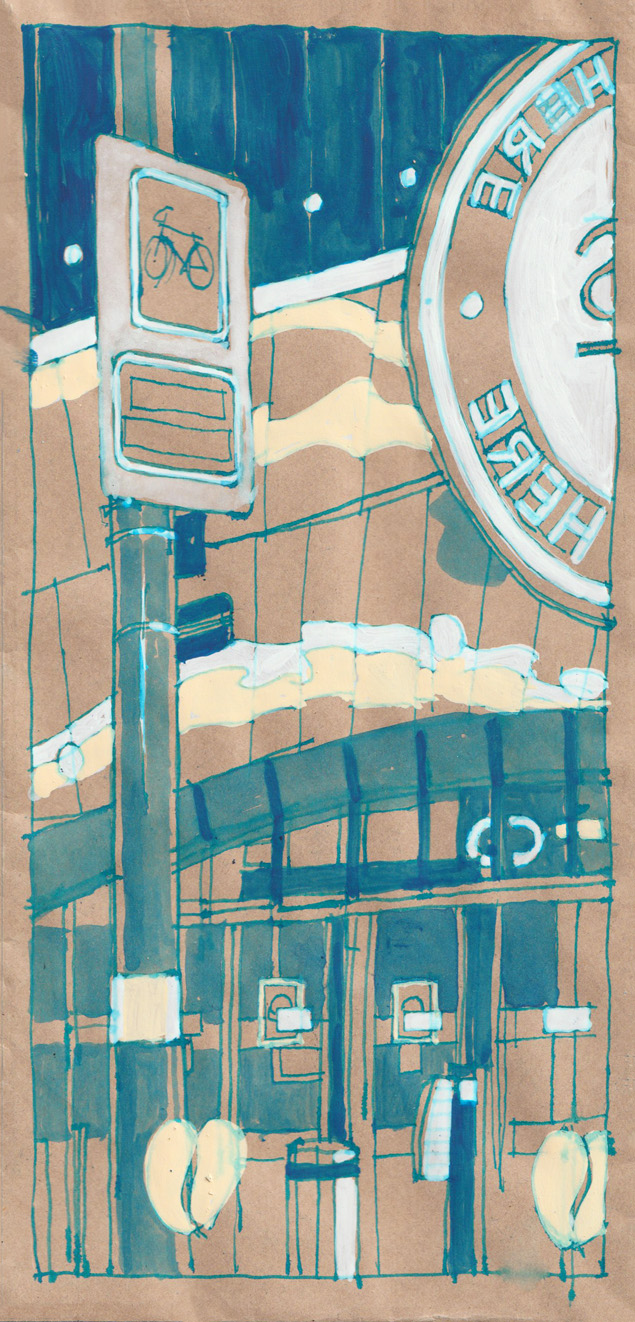 From the warm&nbsp;cafe…